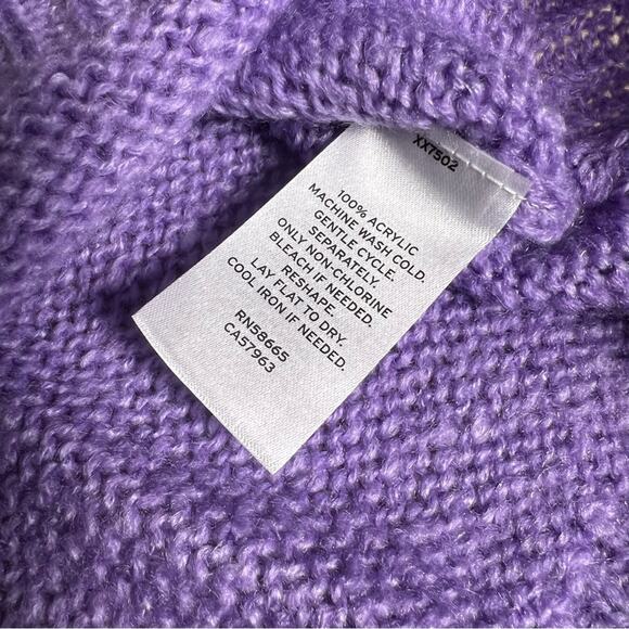 Nordstrom New BP Soft Purple V-Neck Sweater Large - Picture 5 of 7